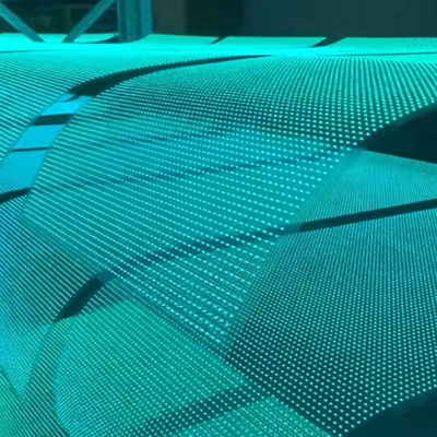 高画質のLED結晶フィルムスクリーン パーソナライズされたインドア透明型大型スクリーン