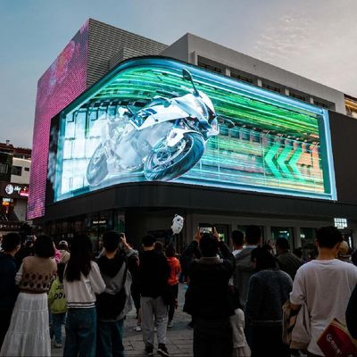 低消費 3D LED ディスプレイ スクリーン 屋外防水 オーダーメイド