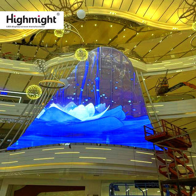 HD 解像度 LED 水晶フィルムスクリーン 高明るさ 広い視角