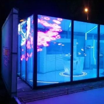 高透明度LEDクリスタルフィルムディスプレイ 鮮やかな色と広い視角