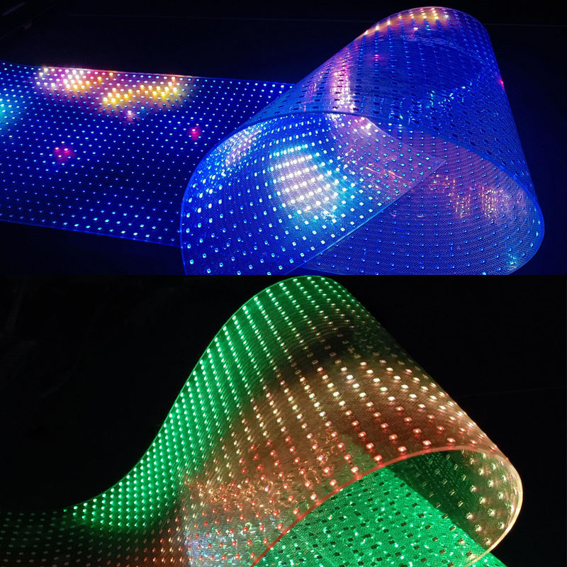100000 時間 寿命 の LED クリスタル フィルム スクリーン フル カラー ディスプレイ ソリューション
